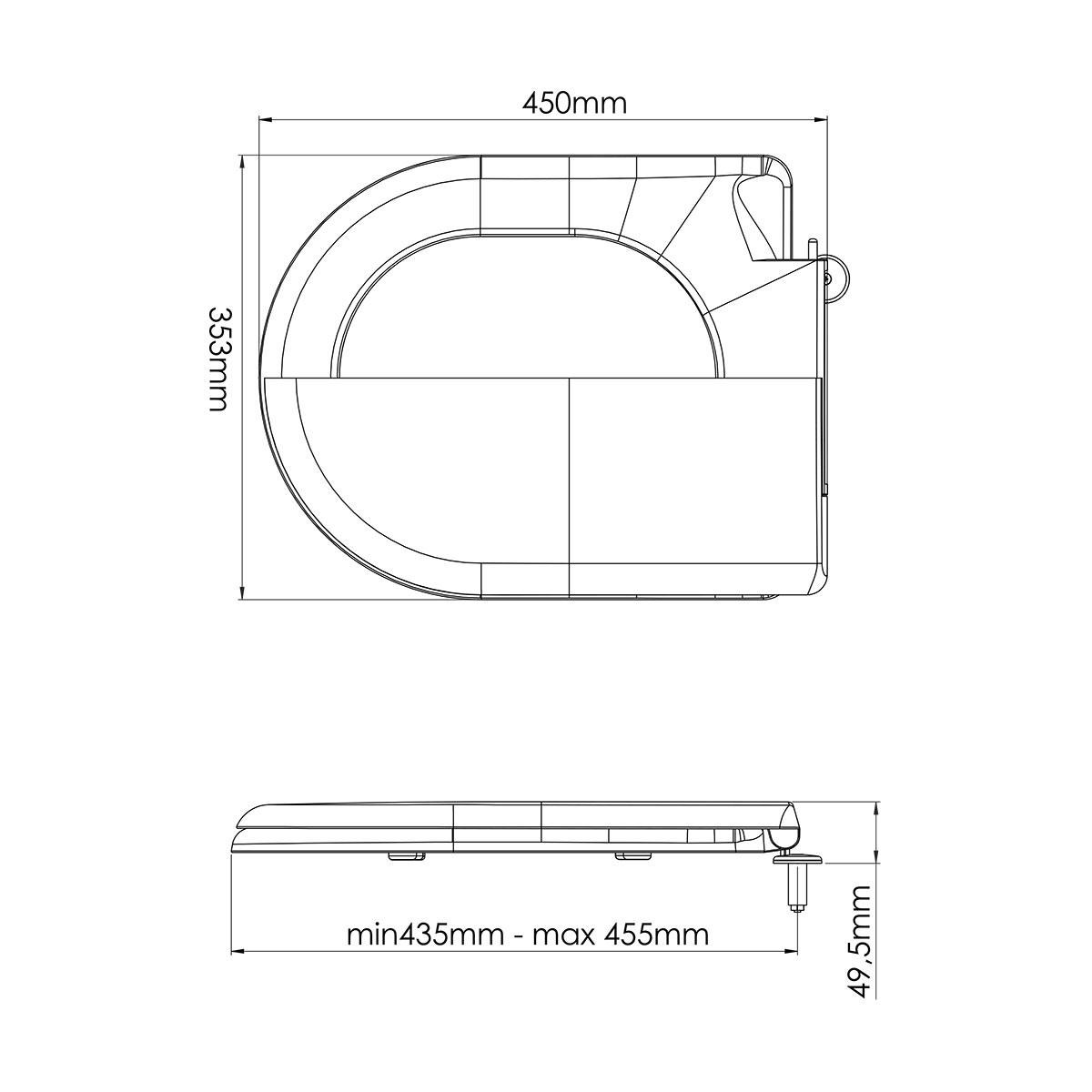 Nova 2030 Gala Klozet Kapağı 620308 küçük görsel