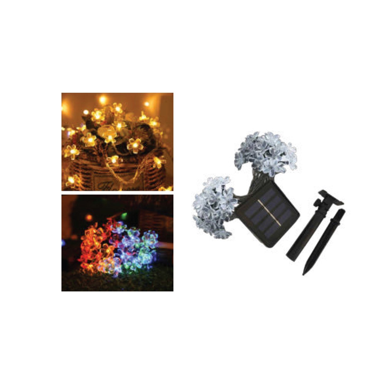 Forlife 20W Solar 5 Metre 7 Mod Işık Zinciri Rgb Fl-3260 küçük görsel