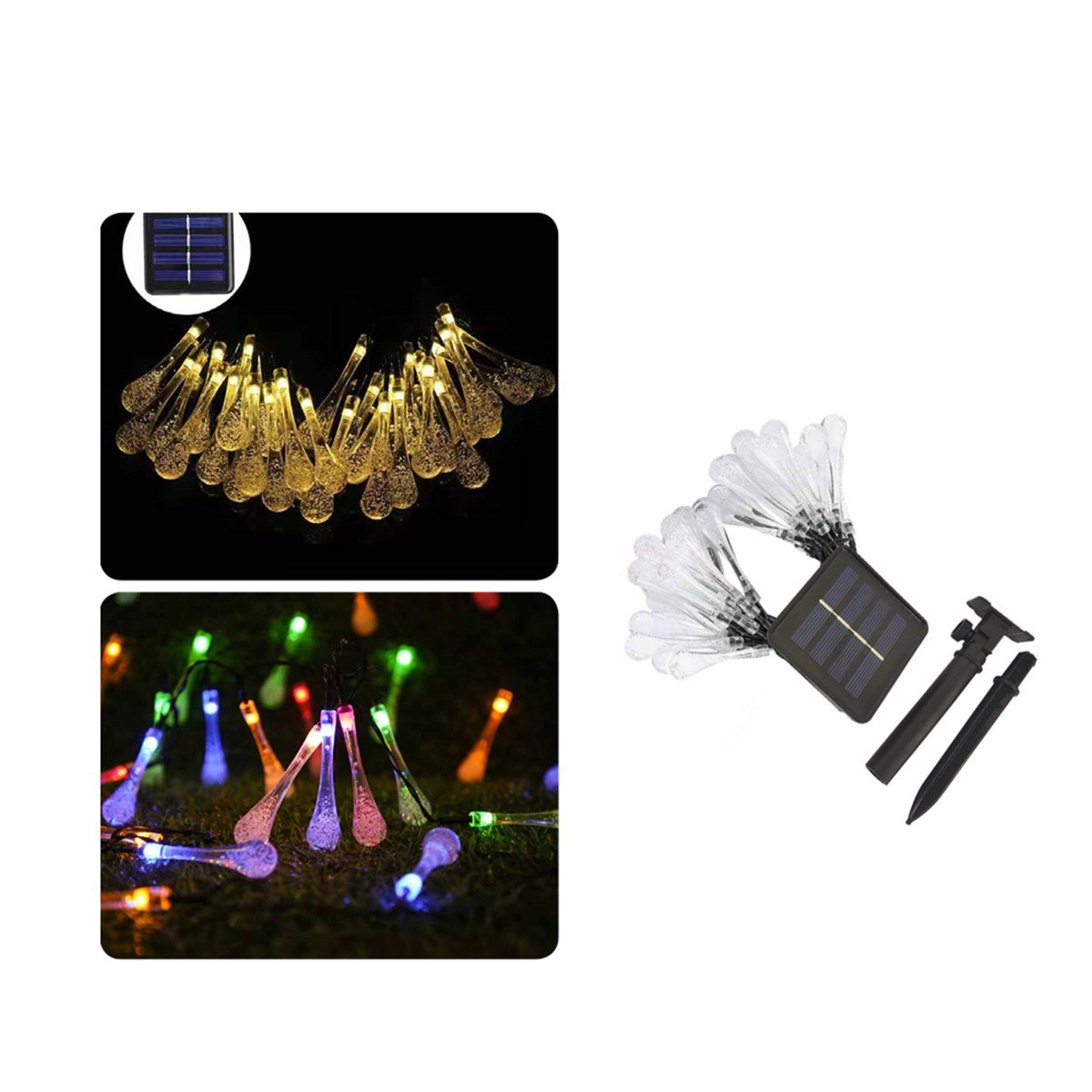 Forlife 20W Solar 5 Metre 7 Mod Işık Zinciri Rgb Fl-3260 küçük görsel