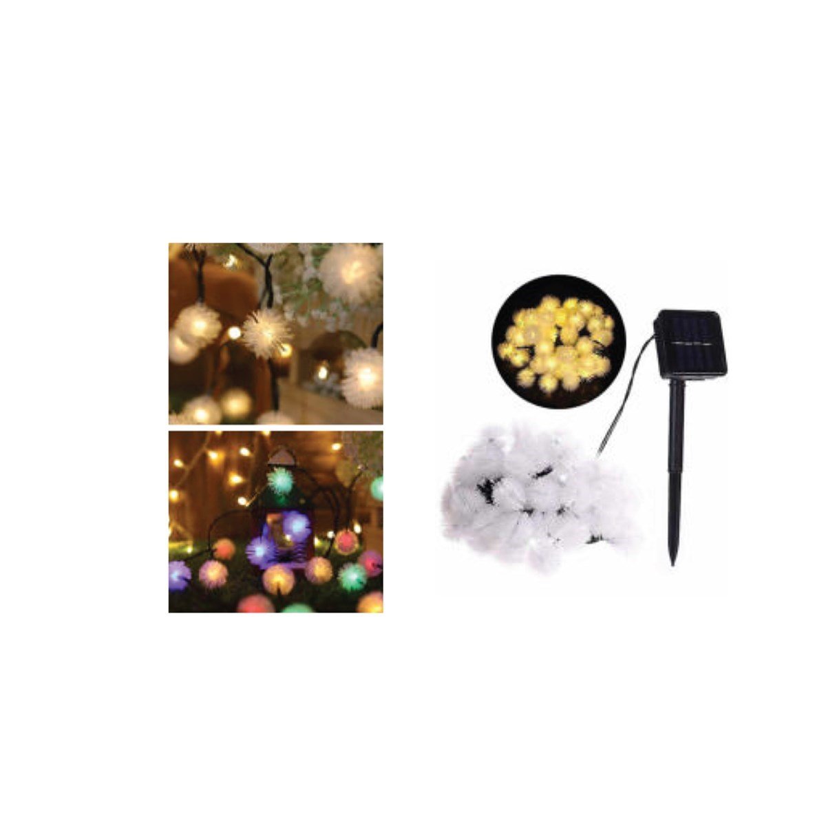 Forlife 20W Solar 5 Metre 7 Mod Işık Zinciri Rgb Fl-3260 küçük görsel