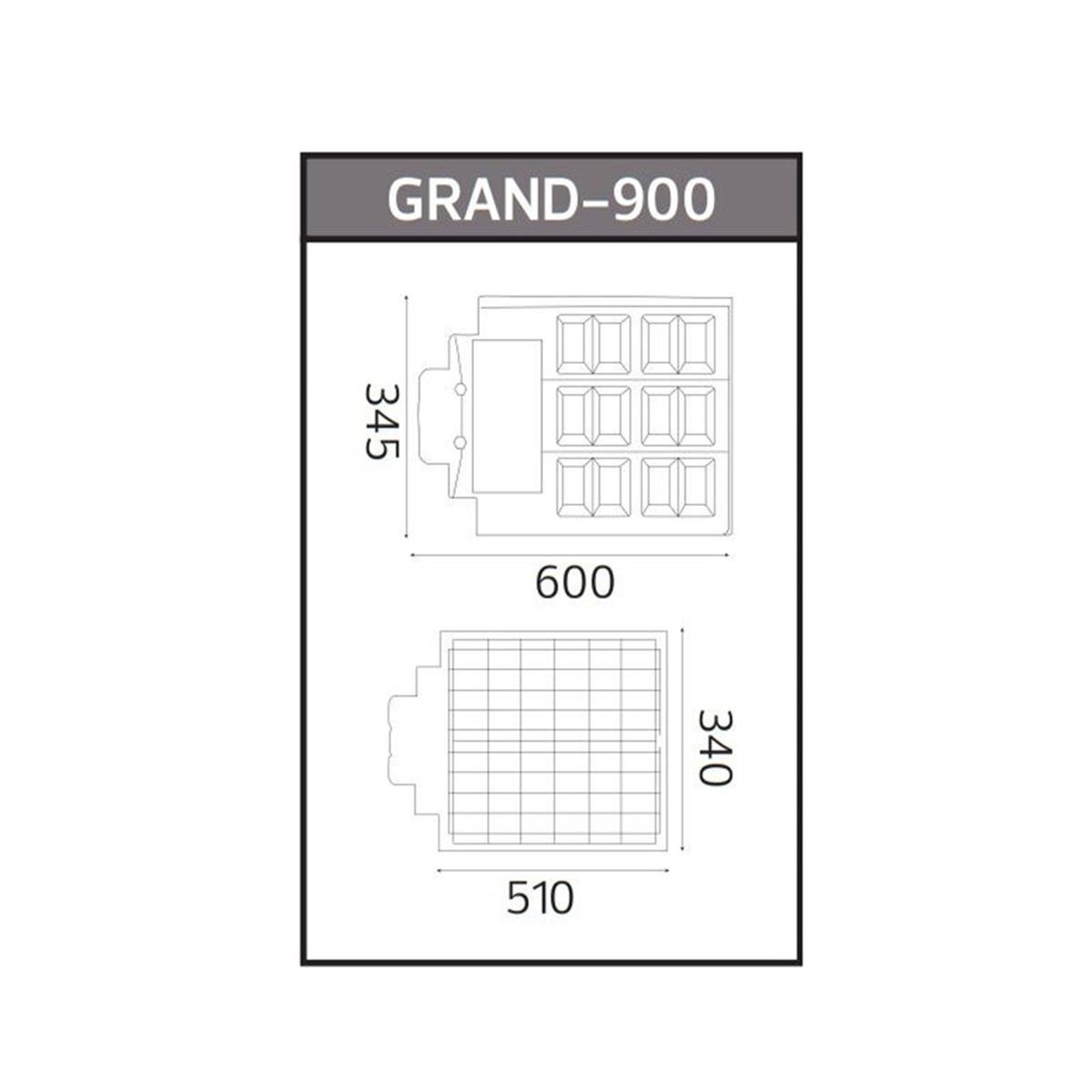 Horoz Grand 900w Led Solar Sokak Armatürü 6400k Beyaz Işık küçük görsel
