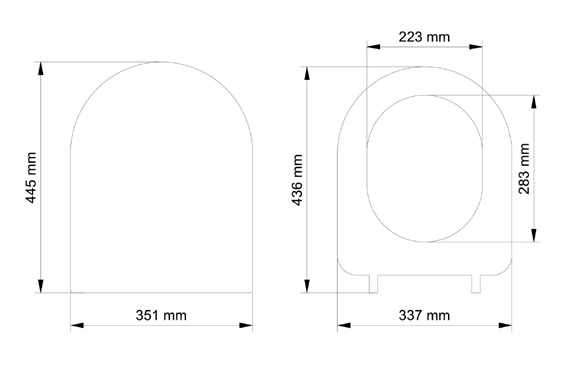 Elitra Zero Yavaş Kapanan Klozet Kapağı küçük görsel
