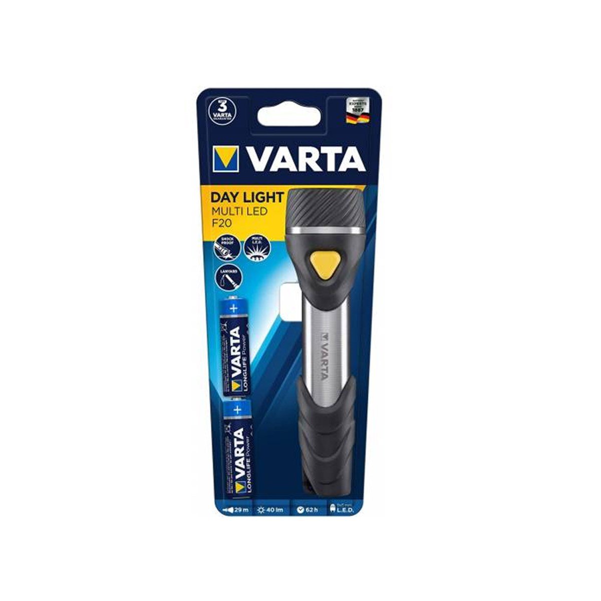 Varta 16631 Day Light Multi Led F10 Fener 1Xaa Pil küçük görsel