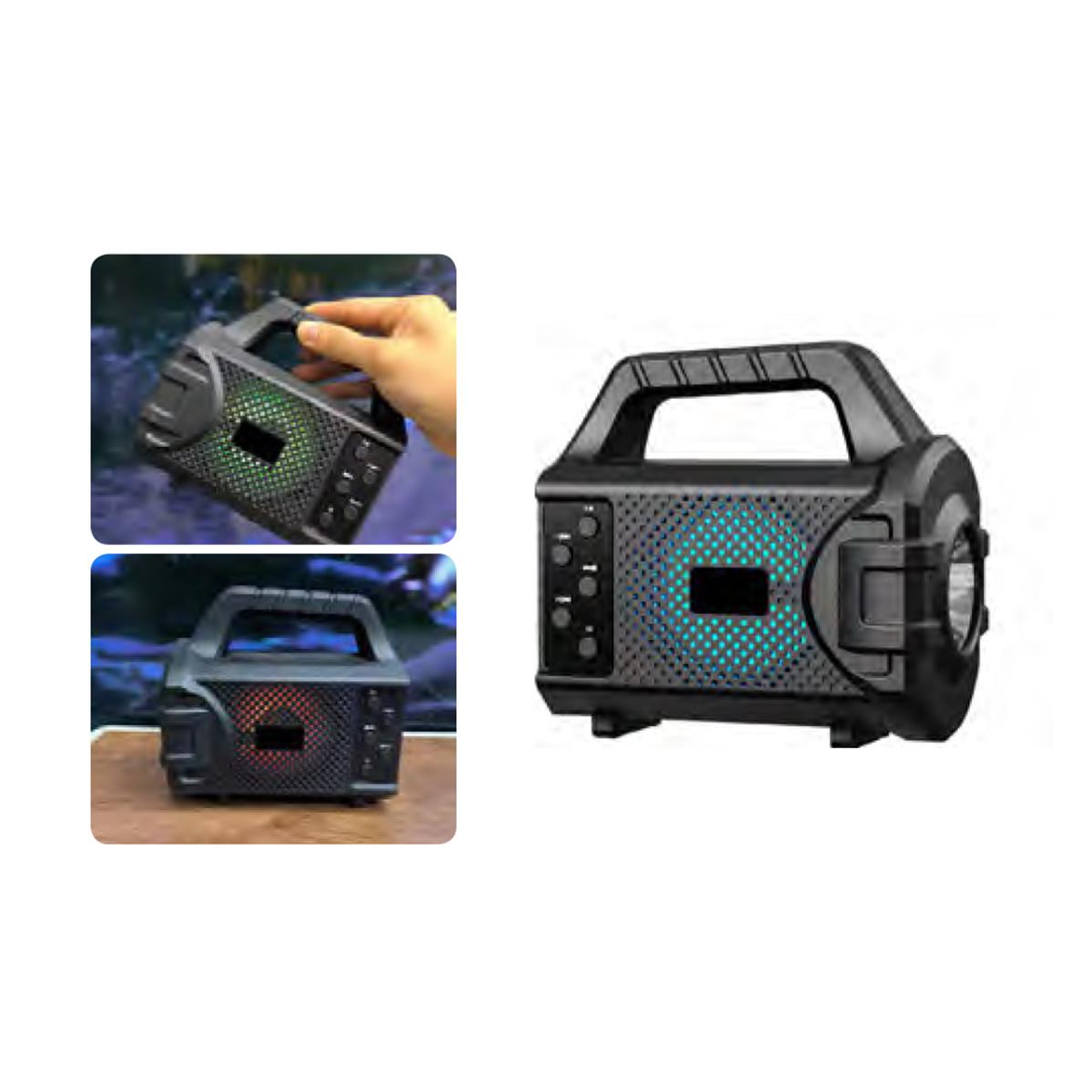 Forlife Solar Radyolu El Feneri 60W FL-3358 küçük görsel