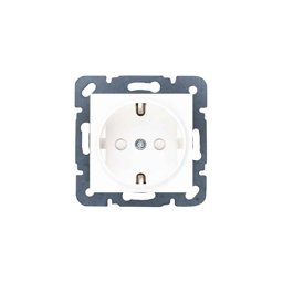 Viko Karre Beyaz Topraklı Priz Çocuk Korumalı görseli