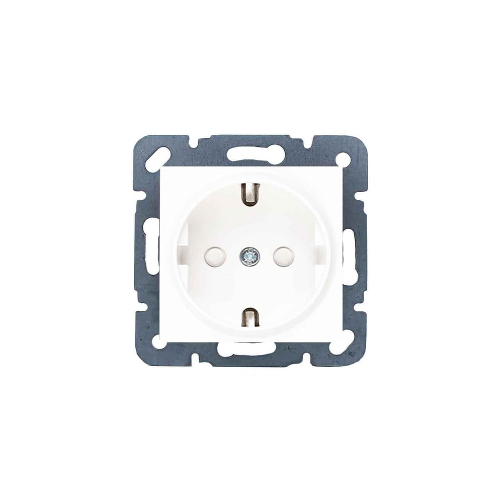 Viko Karre Beyaz Topraklı Priz Çocuk Korumalı küçük görsel