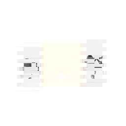 Viko Karre Krem Tekli Numeris Telefon Prizi Çerçevesiz görseli