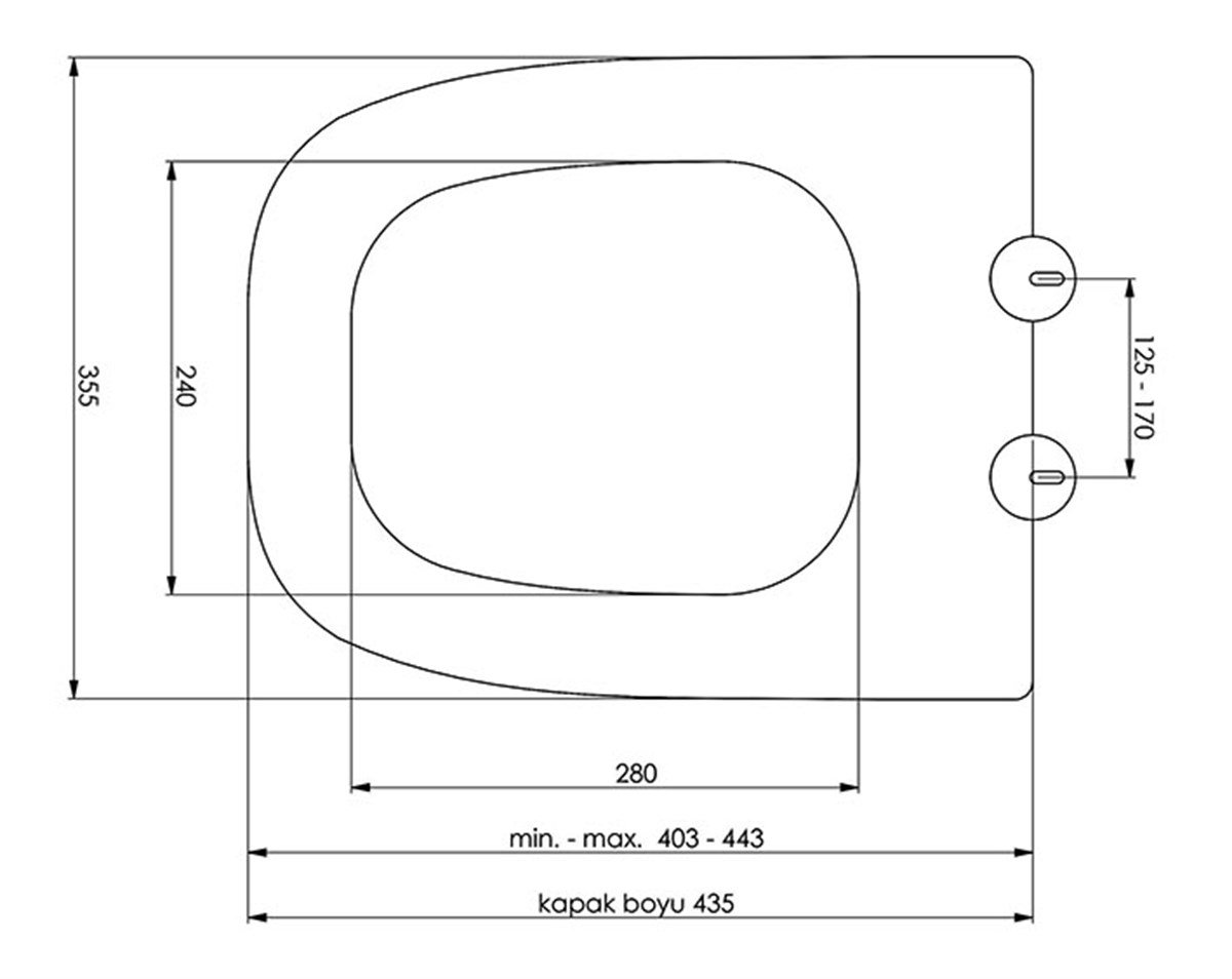 Newarc Pp Klozet Kapağı Energy 7804 Yavaş Kapanır küçük görsel