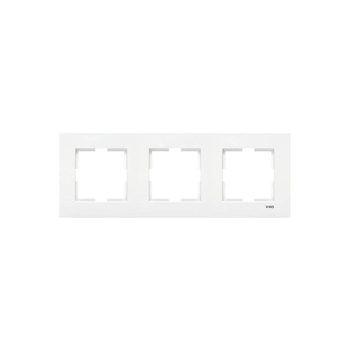 Viko Karre Beyaz Üçlü Yatay Çerçeve küçük görsel
