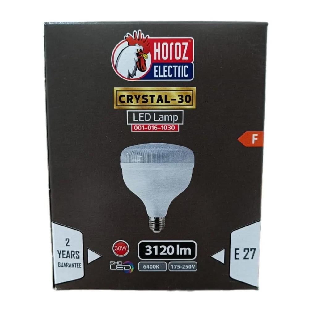 Horoz Crystal 30W Led Torch Ampul E27 6500K Beyaz küçük görsel
