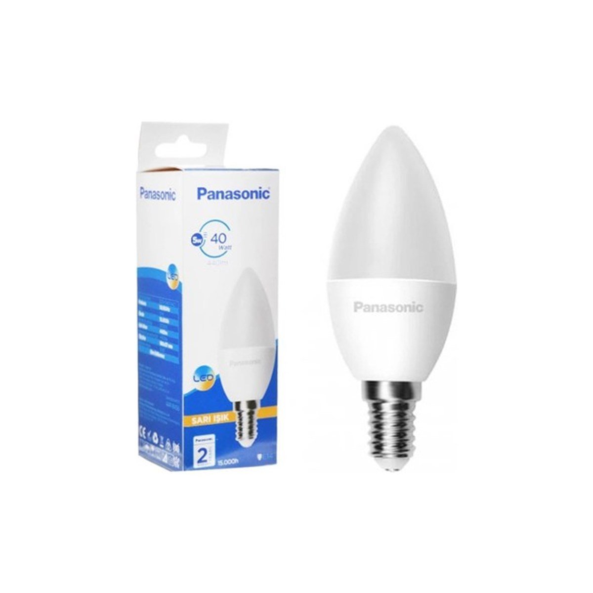 Panasonic 5w Led Ampul E14 6500k Beyaz Işık küçük görsel