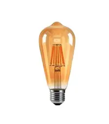 HEKA Flamanlı Rustik Ampul Sarı 4WATT E14 ERD66 görseli