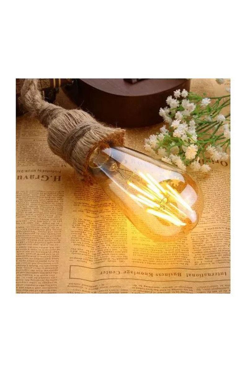 Horoz Rustic Crystal 6w Led Ampul 2200k Amber küçük görsel