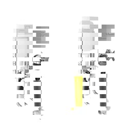 Turkuaz Ova Gömme Rezervuar Seti (Rezervuar+Buton+Stop Valf) görseli