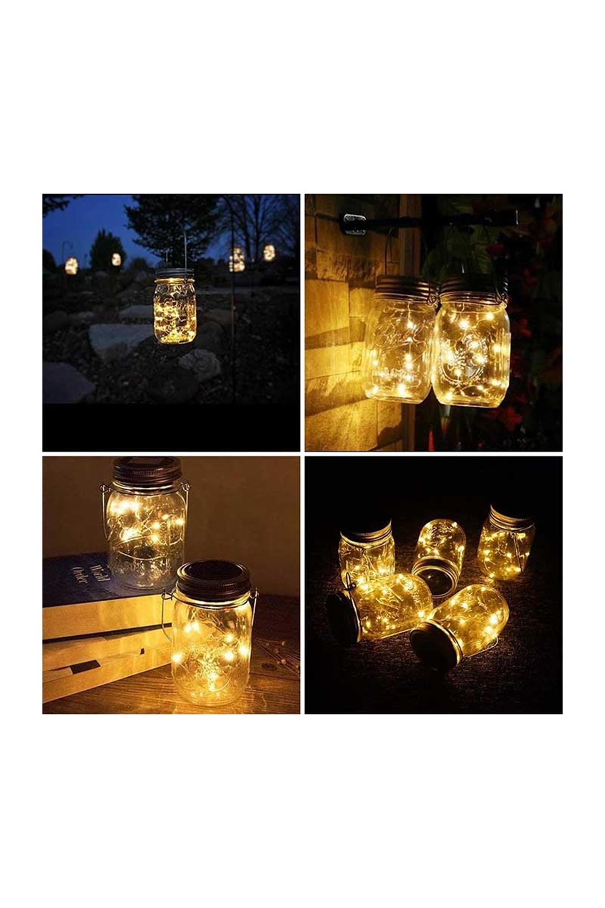 Forlife Peri Ledli Solar Dekoratif Kavanoz 3W Rgb FL-3236 küçük görsel