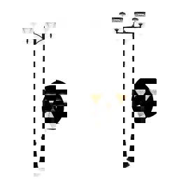 Solar Güneş Enerjili Sokak Armatürü 3X100W Fl-3158 görseli