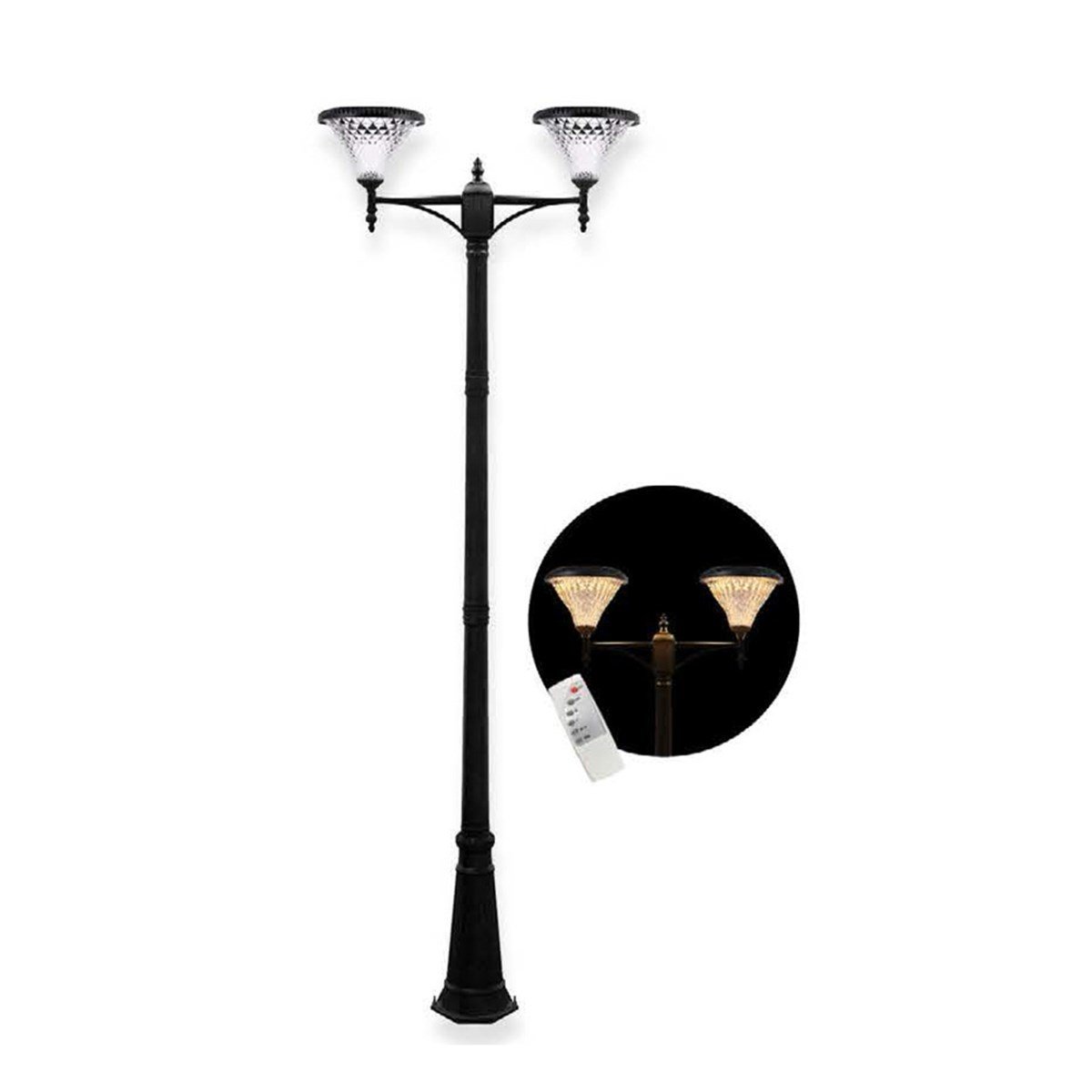 Solar Güneş Enerjili Sokak Armatürü 3X100W Fl-3158 küçük görsel