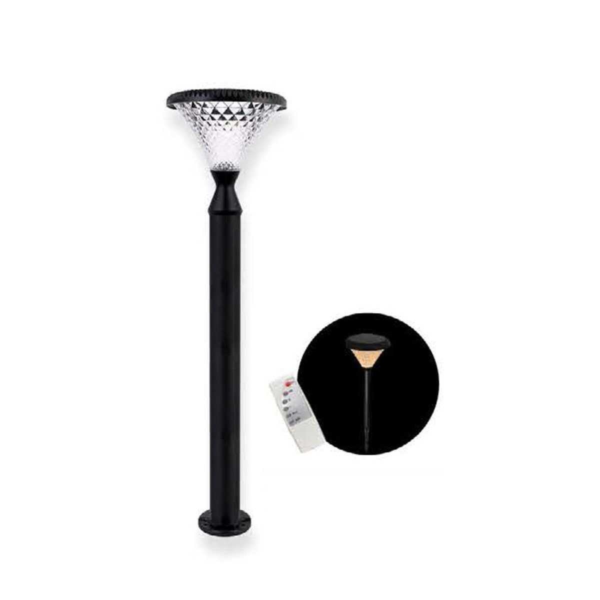 Solar Güneş Enerjili Sokak Armatürü 3X100W Fl-3158 küçük görsel