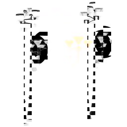 Solar Güneş Enerjili Sokak Armatürü 3X100W Fl-3158 küçük görsel