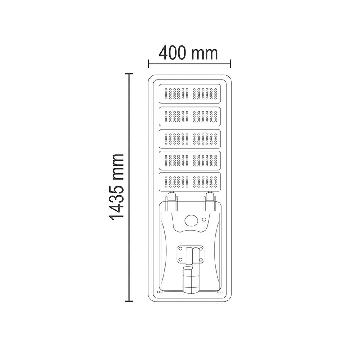 Forlife Solar Sokak Lambası 400W 6500k Beyaz FL-3186 küçük görsel