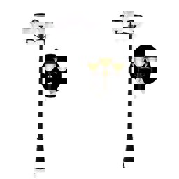 Forlife Solar Güneş Enerjili Sokak Armatürü 3X100W Fl-3160 küçük görsel