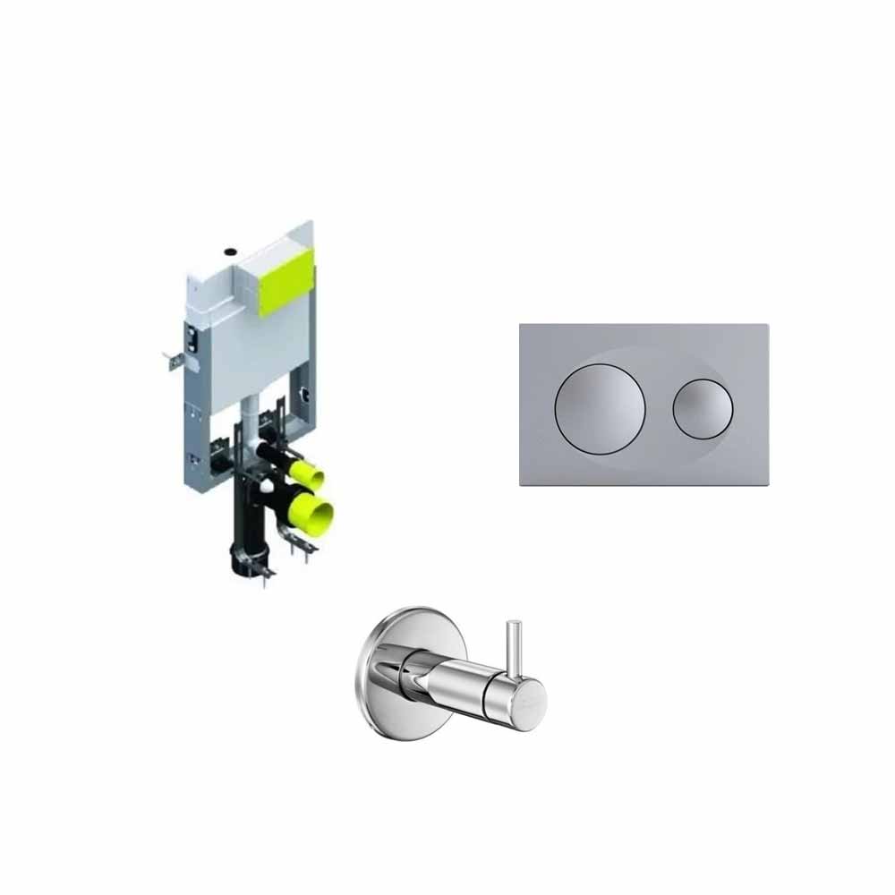 Eca Serel Smooth Gömme Rezervuar 3'Lü Set küçük görsel