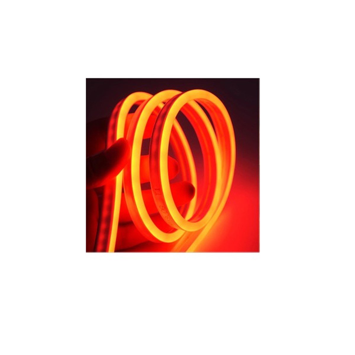 Forlife Neon Led 12V 5 Metre Şerit Led Amber Fl-5078 küçük görsel