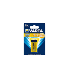 Varta Longlife 9V Alkalin Blok Pil 4122 görseli