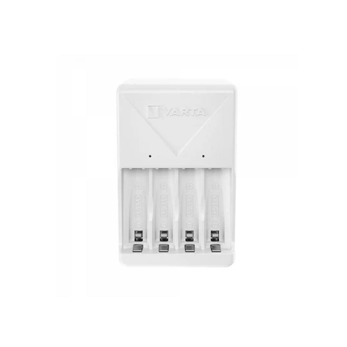 Varta Plug Şarj Cihazı + 4xaa Pil 2100mah 57657-101-451 küçük görsel