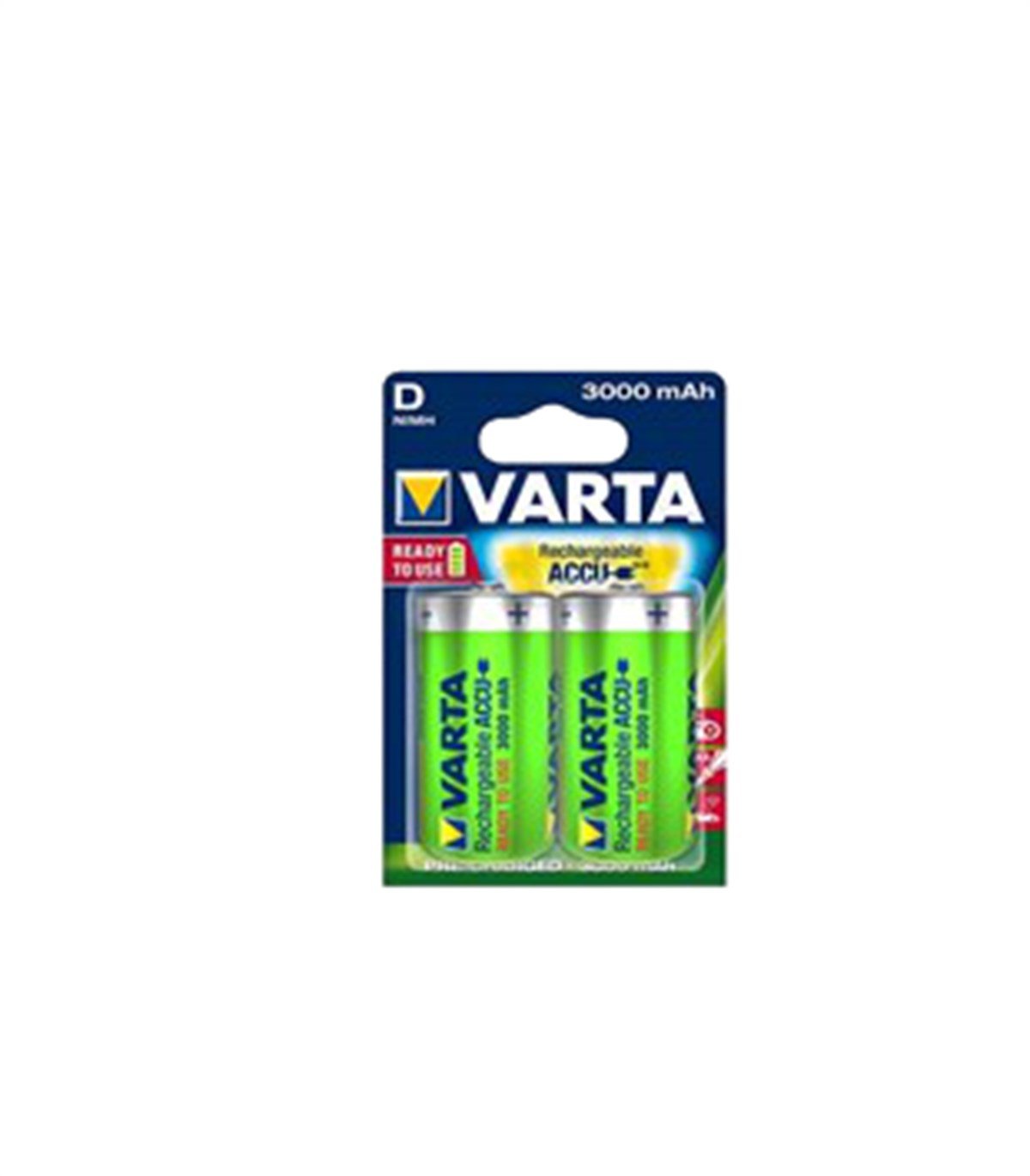 Varta Şarj Edilebilir 3000 mAh D Büyük Boy Pil 56720 küçük görsel