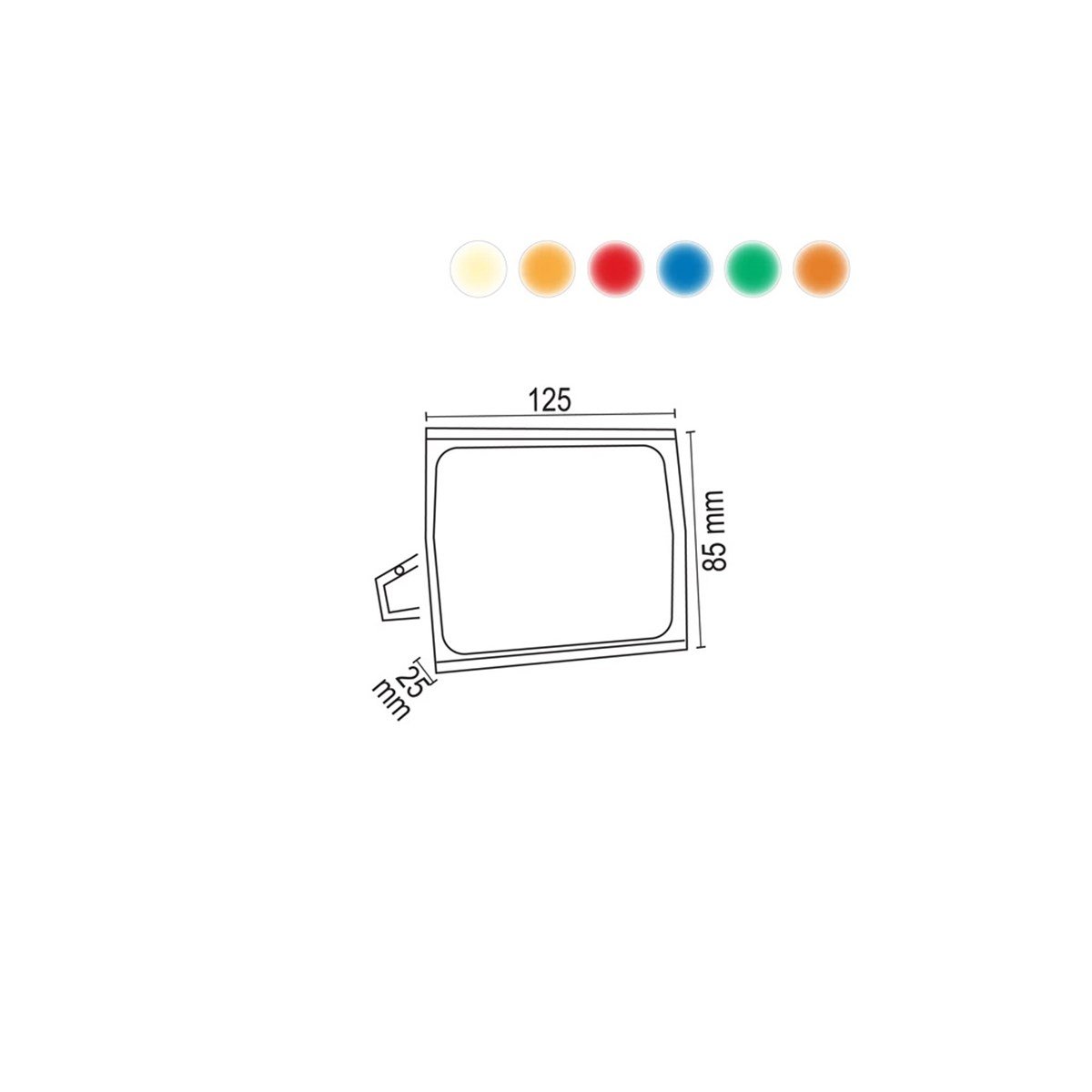 Smd Tablet Projektör 10W Fl-4210 küçük görsel