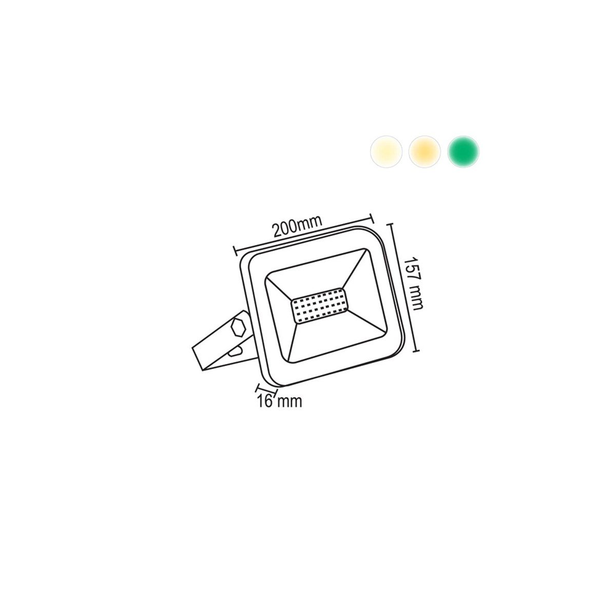 Forlife Led Tablet Projektör 100w FL-9110 küçük görsel