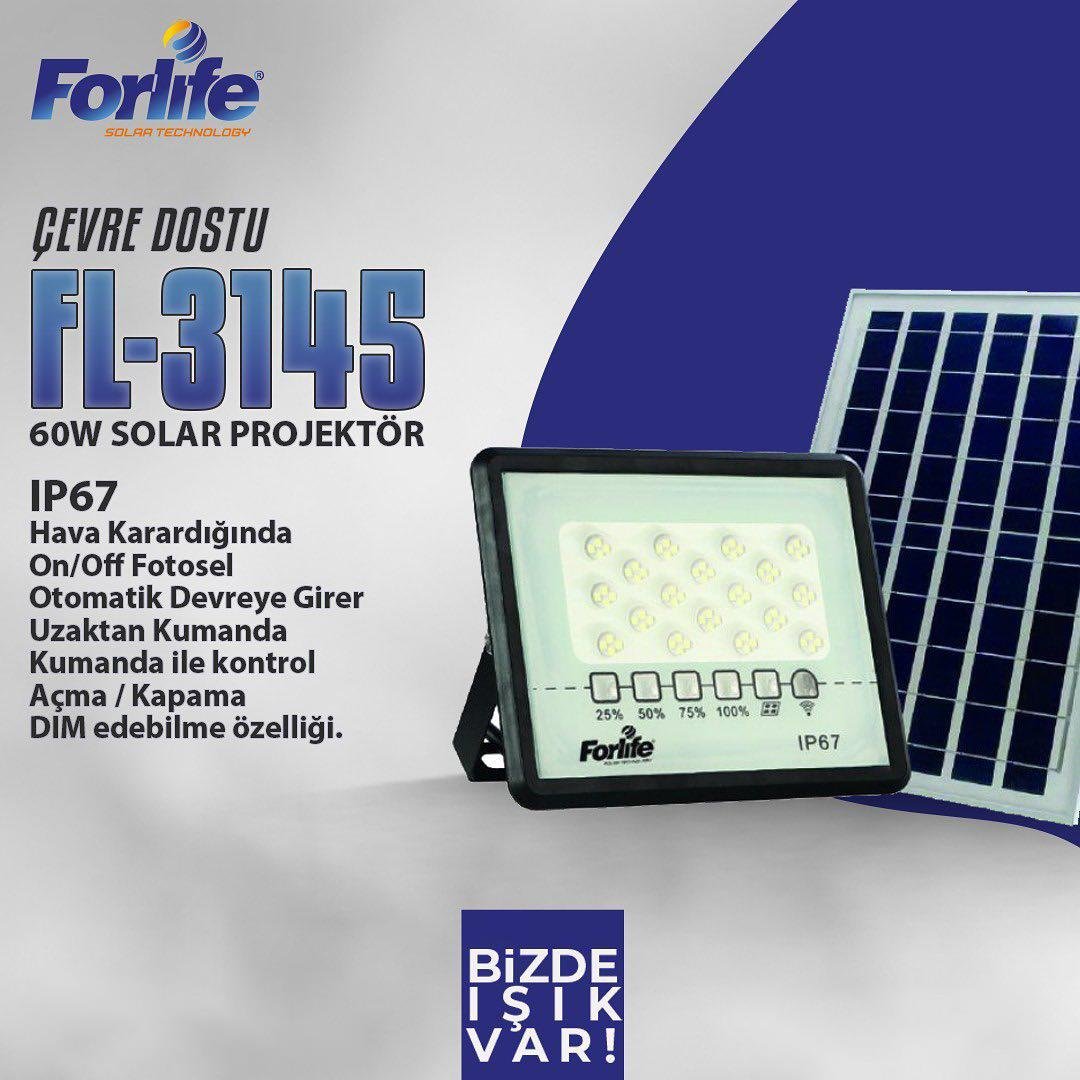 Forlife Solar Projektör 300W Fl-3148 küçük görsel