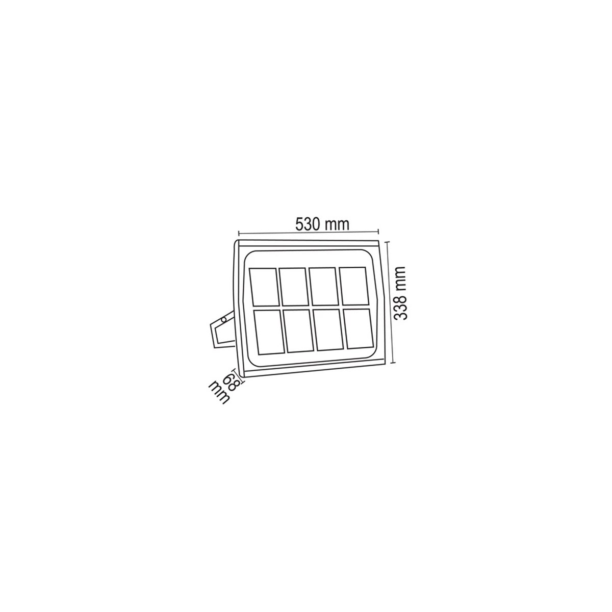 Smd Yüksek Watt Projektör 400W 6500K Beyaz Fl-4001 küçük görsel