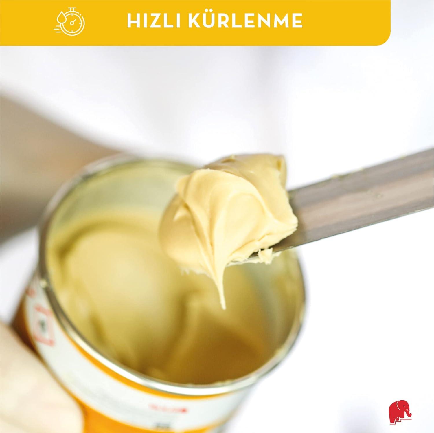 Elkay Granit Mermer ve Taş Yapıştırıcı 250 Gr Bej küçük görsel