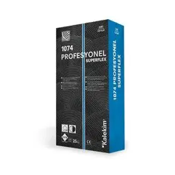 Kalekim 1074 Profesyonel Süperflex Granit Yapıştırma Harcı Beyaz 25 Kg (C2Te S1) görseli
