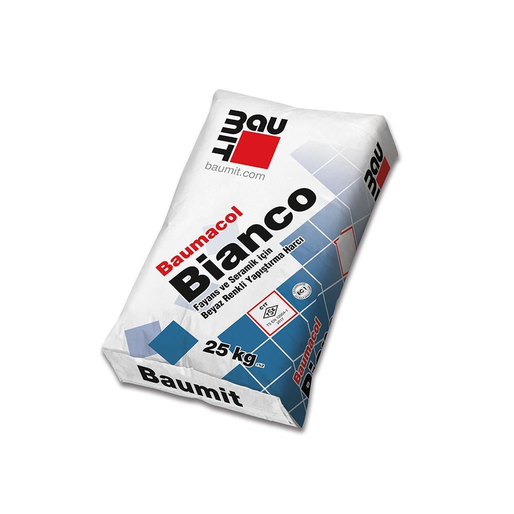 Baumit Bianco Seramik Yapıştırıcı Beyaz 25 Kg küçük görsel