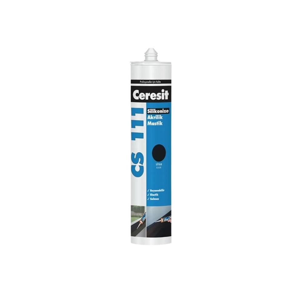 Ceresit Cs111 Silikonize Akrilik Mastik Beyaz 240 Ml küçük görsel