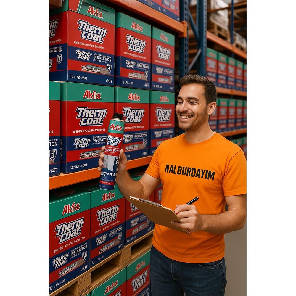 Akfix Thermcoat Termal ve Akustik Yalıtım Poliüretan Köpüğü 930 Gr küçük görsel