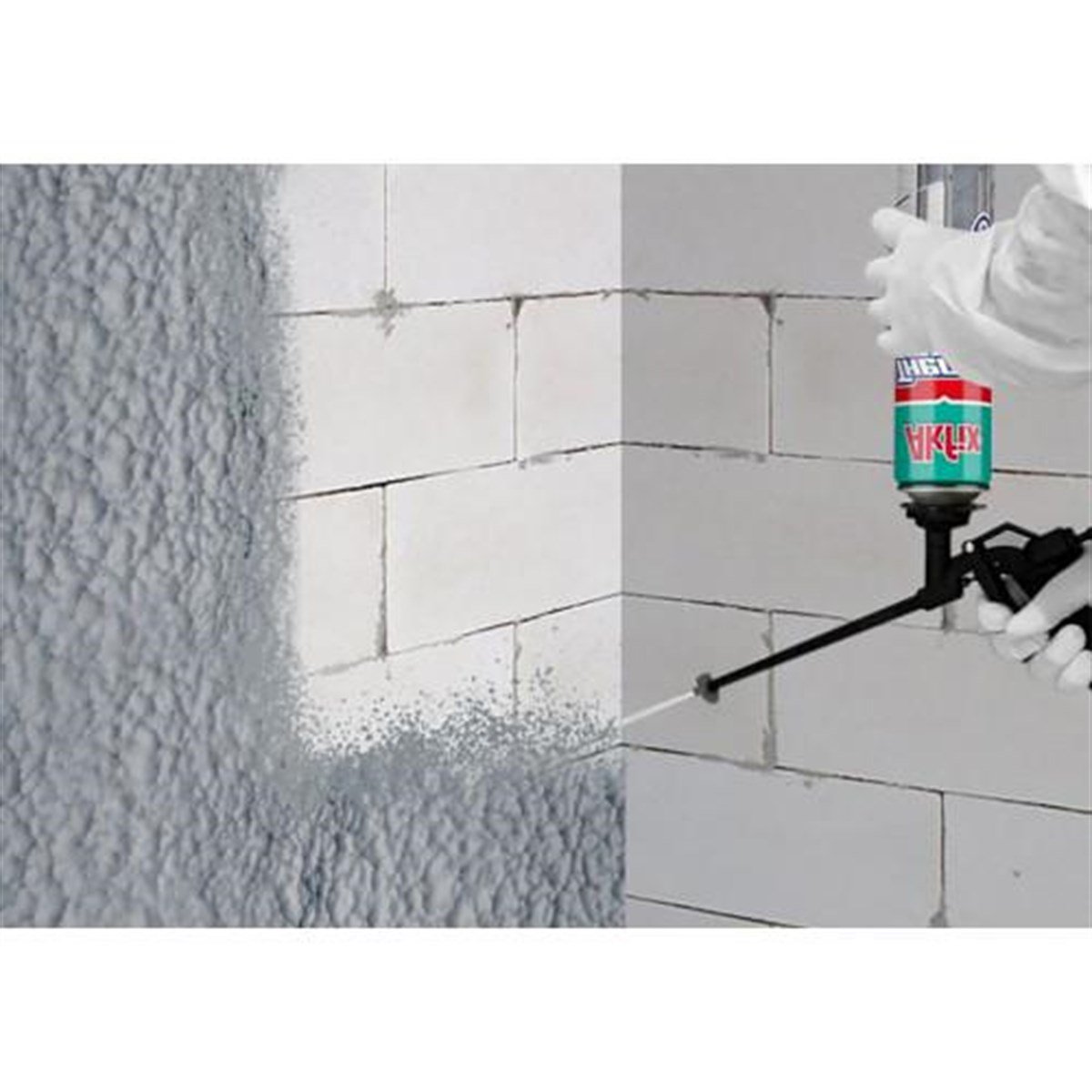 Akfix Thermcoat Termal ve Akustik Yalıtım Poliüretan Köpüğü 930 Gr küçük görsel