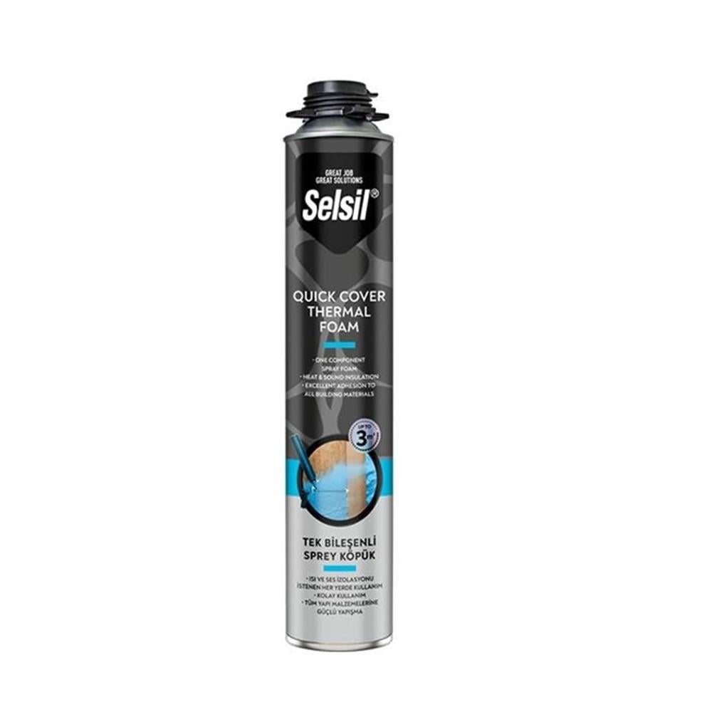 Selsil Thermal Foam Isı ve Ses Yalıtım Köpüğü 850 ml (930 gr) 35915 küçük görsel