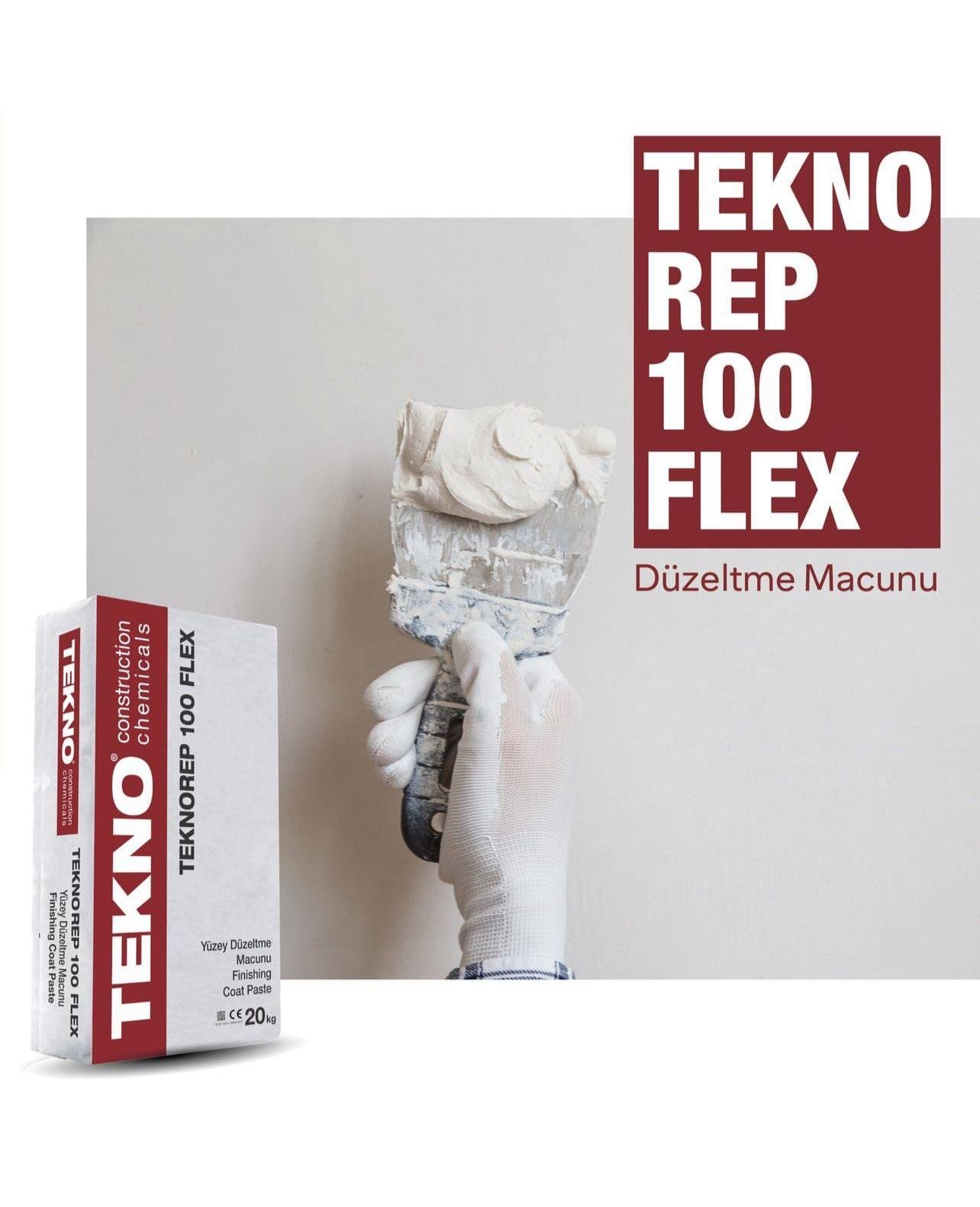 Teknorep 100 Flex Isı Yalıtım Sistemi Üzeri Düzeltme Macunu Beyaz 20/1 küçük görsel