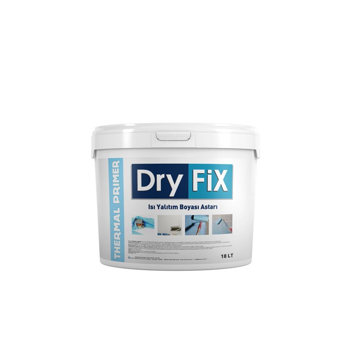 Dryfix Thermal Primer Isı Yalıtım Boyası Astarı 18 Lt küçük görsel