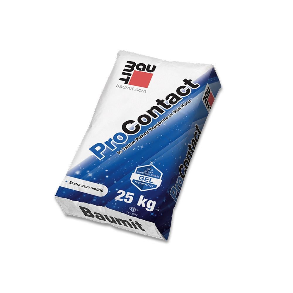 Baumit Procontact Isı Yalıtım Levhası Yapıştırma Ve Sıva Harcı 25 Kg küçük görsel