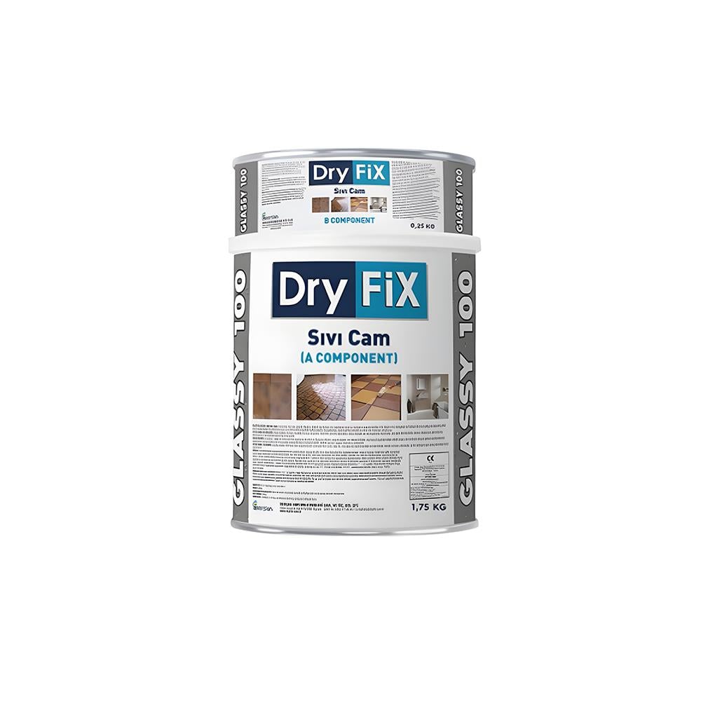 Dryfix Glassy 100 Sıvı Cam Şeffaf Su İzolasyonu 4 kg küçük görsel