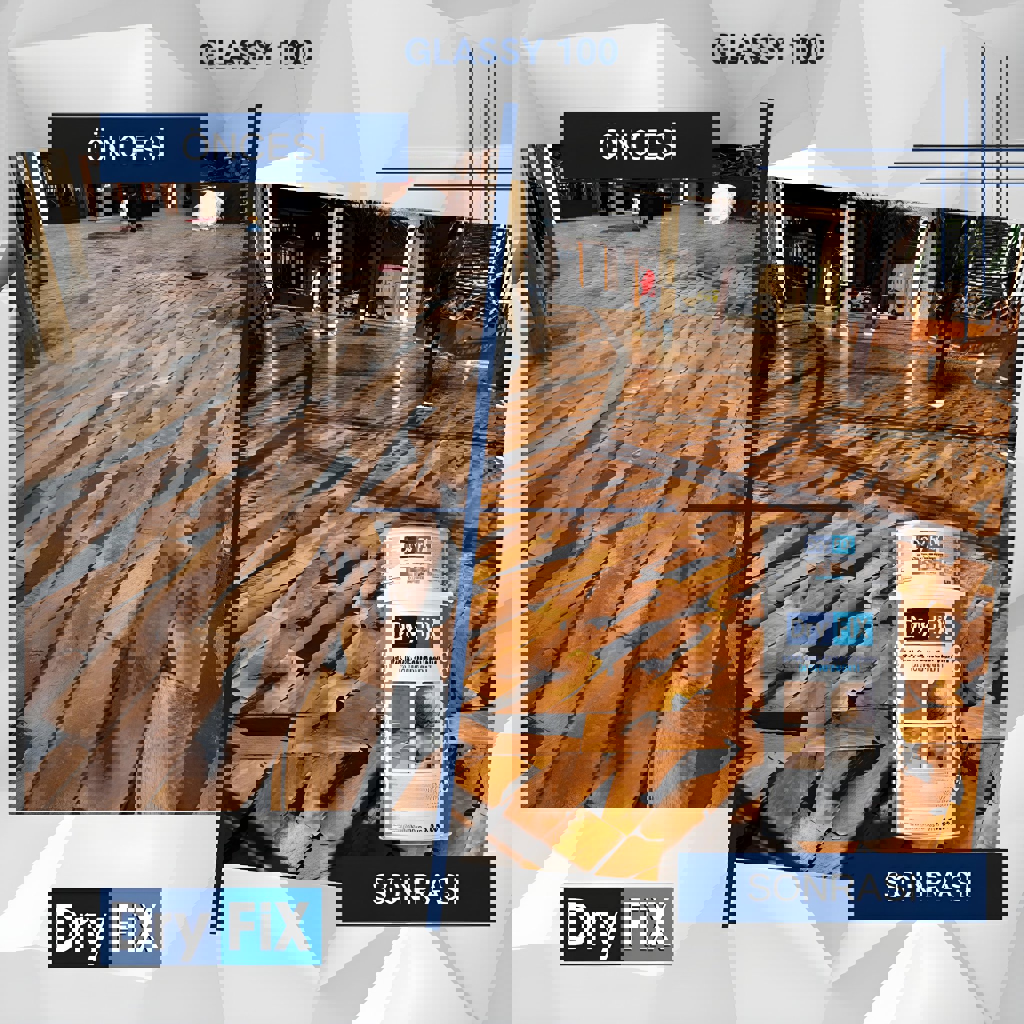 Dryfix Glassy 100 Sıvı Cam Şeffaf Su İzolasyonu 4 kg küçük görsel