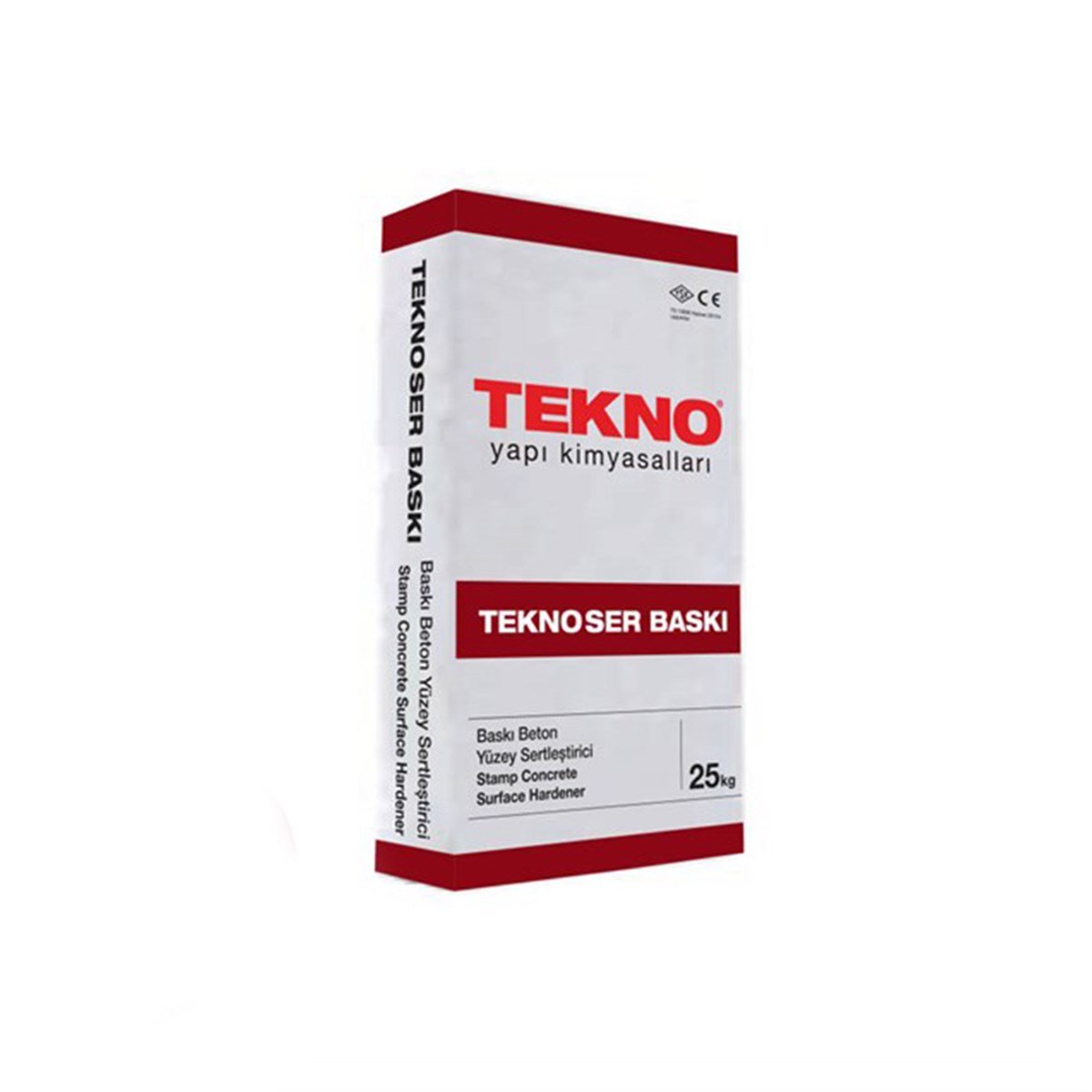 TEKNOSER Baskı Beton Sertleştirici Kırmızı 25/1 küçük görsel