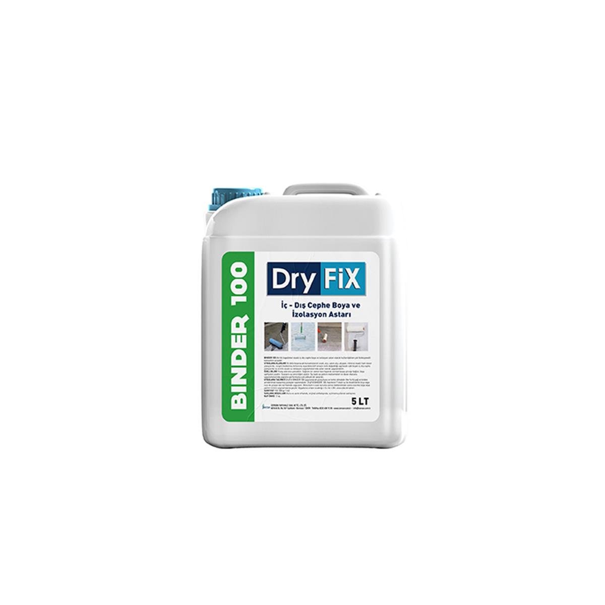 Dryfix Binder 100 İç-Dış Cephe Boya ve İzolasyon Astarı 5 Lt küçük görsel