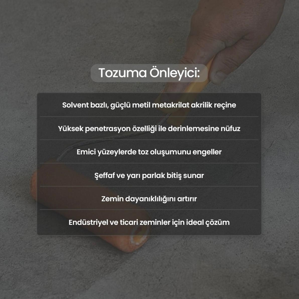 Pera Toz Tutmaz Baskı Beton Cilası 15 Lt küçük görsel