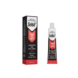 Selsil Tak ve Git Sert Pvc Yapıştırıcı 125 Gr görseli